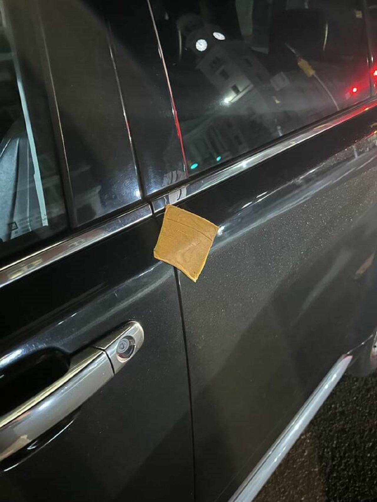 "My car got “Cheesed” Friday night"