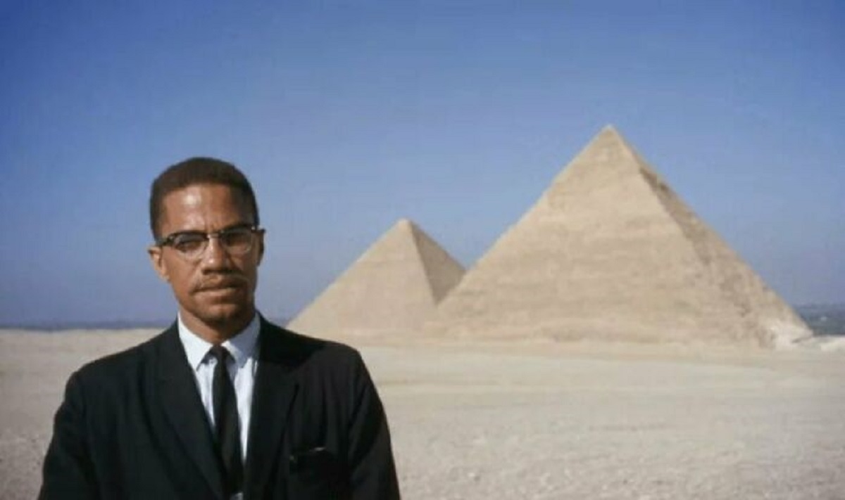 Malcolm X Visiting The Great Pyramids During His Pilgrimage To Makkah, 1964