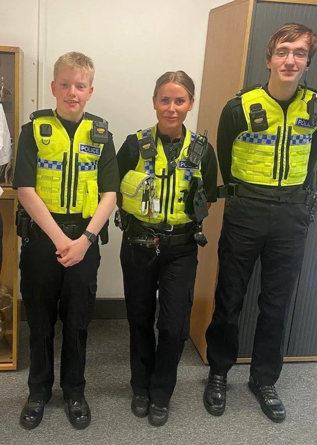 baby faced police recruits