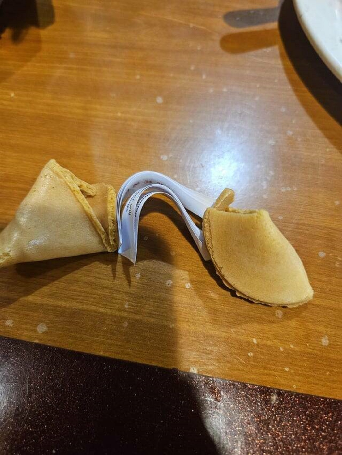 "I got 6 fortunes in a fortune cookie."