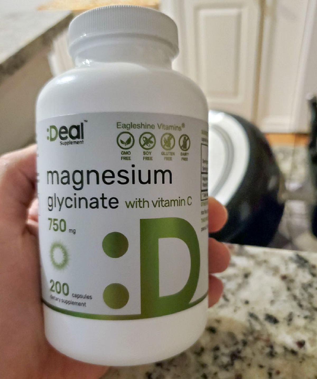 This Is Not Vitamin D. It's An Emoji On A Bottle Of Magnesium