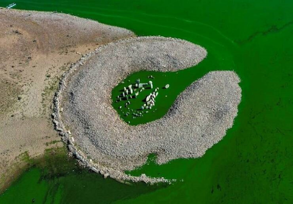 "A Megalithic Monument In Spain That's Older Than The Pyramids Was Recently Uncovered From Its Watery Hiding Place By A Drought"