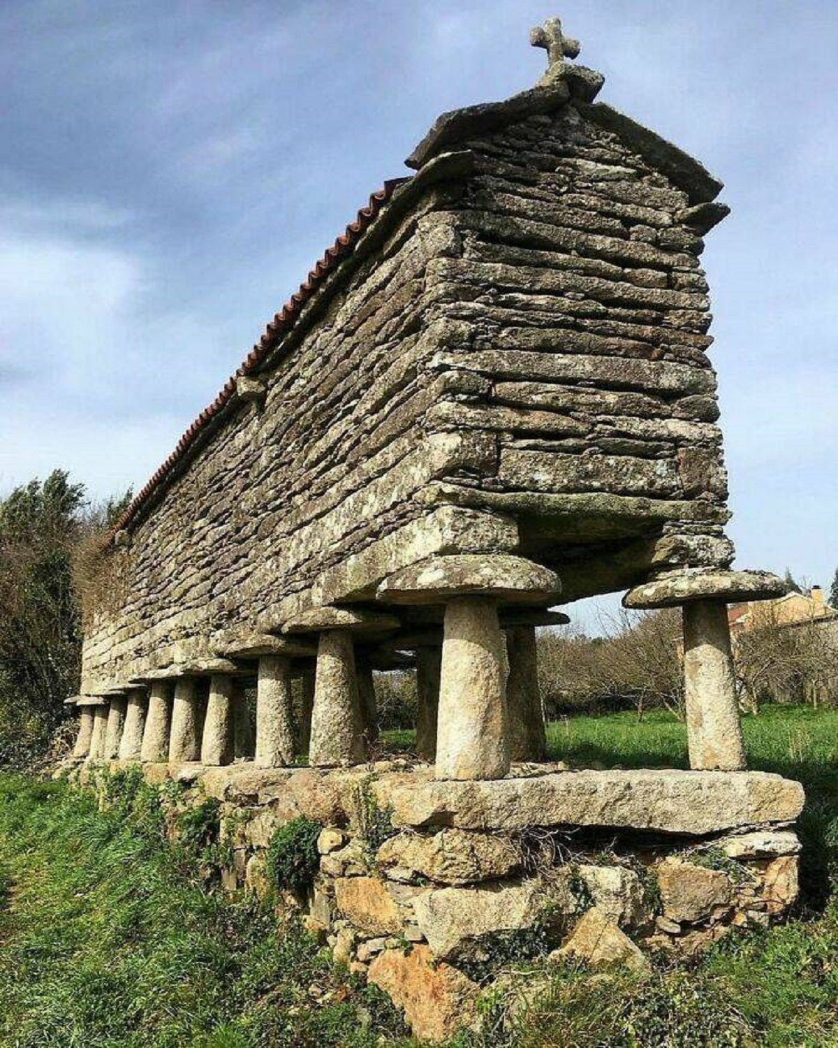 "A Horreo Is A Traditional Granary Or Storage Building Commonly Found In The Northwest Region Of Spain, Particularly In Galicia, Asturias, And Cantabria"