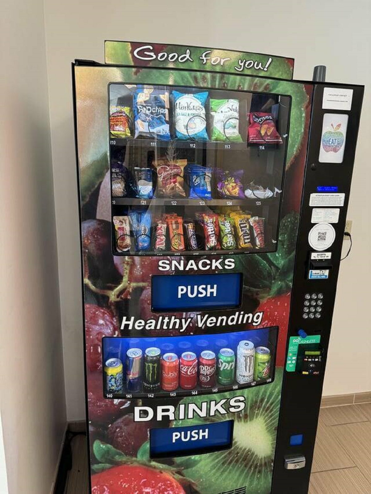 "A healthy vending machine in America"