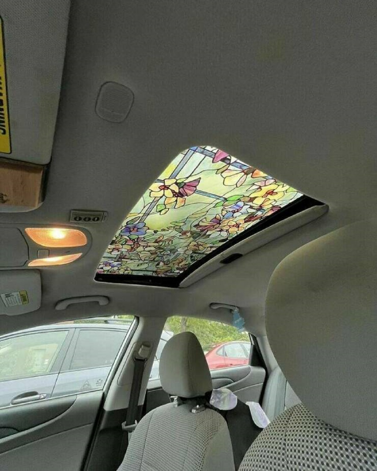 "Stained Glass Sunroof Stickers For Cars"