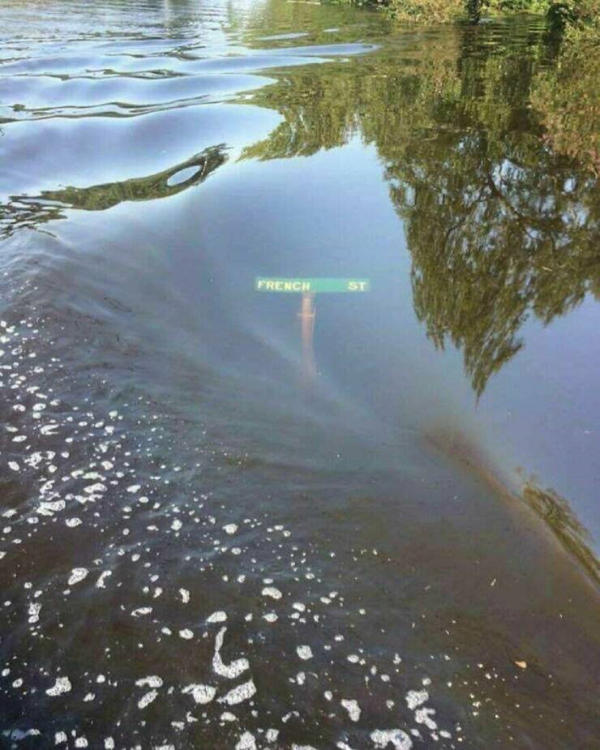 "Hurricane Harvey Was So Intense, The Water Was At Street Sign Height"
