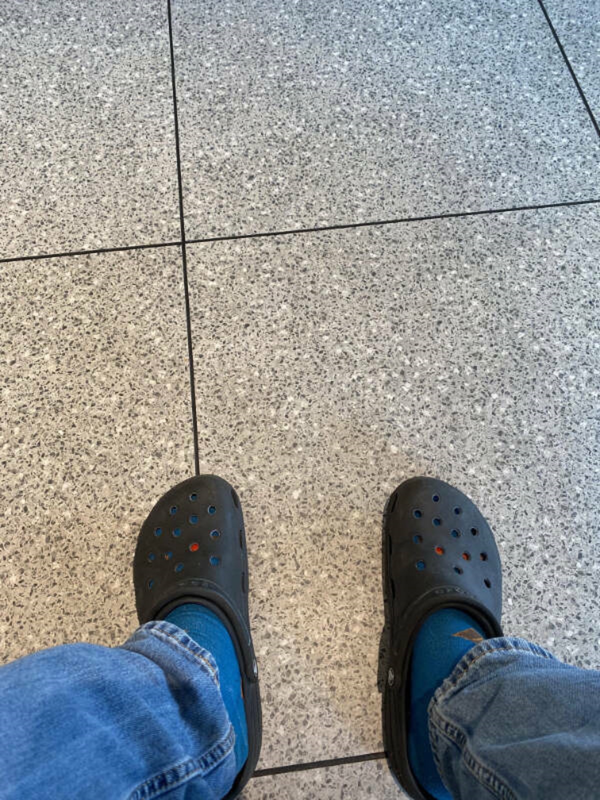 “4 hours into a 13 hour road trip to my families 3 week vacation of the year and I just realized that in the rush to leave I forgot to bring any other shoes with me.”