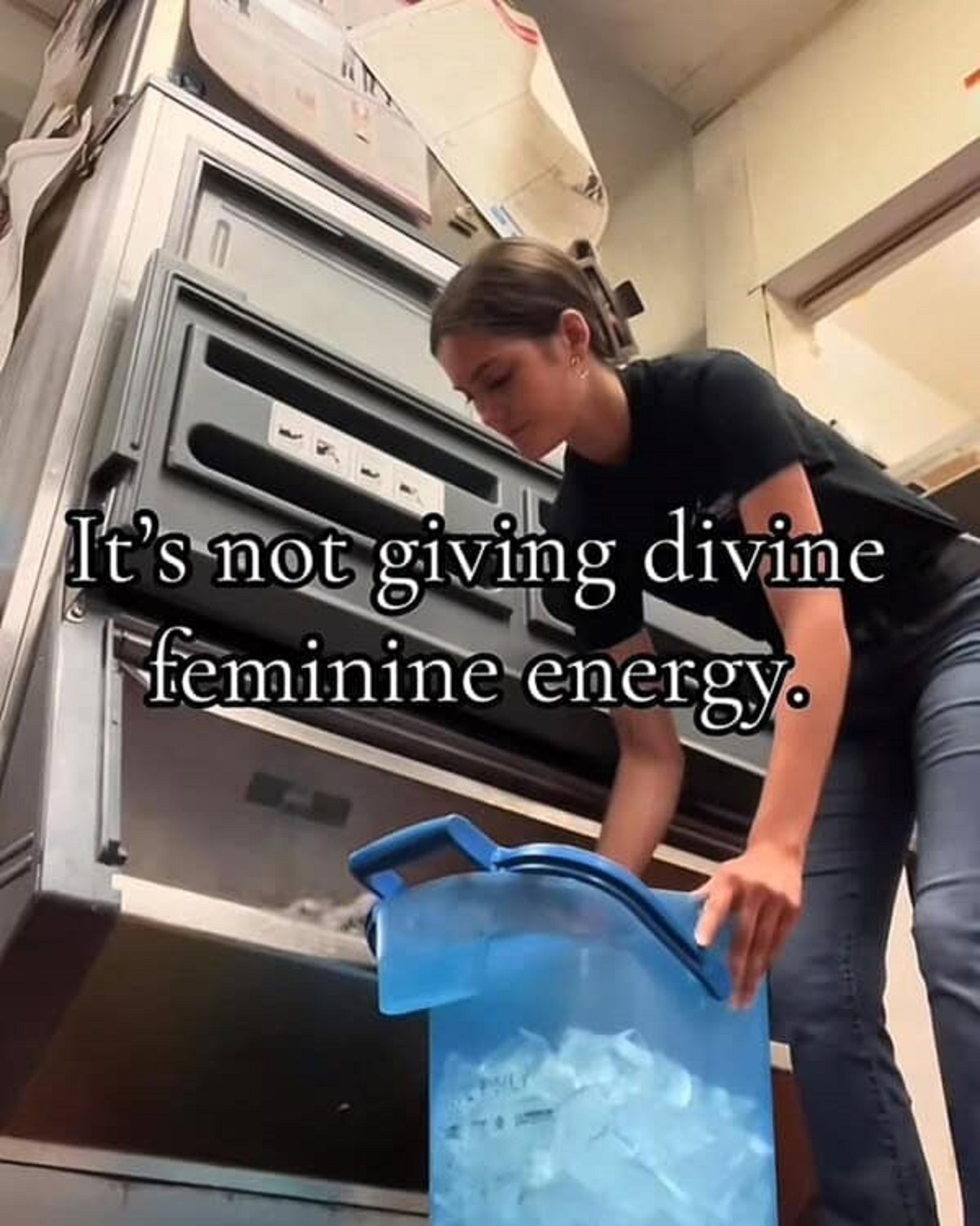 kitchen - It's not giving divine feminine energy.