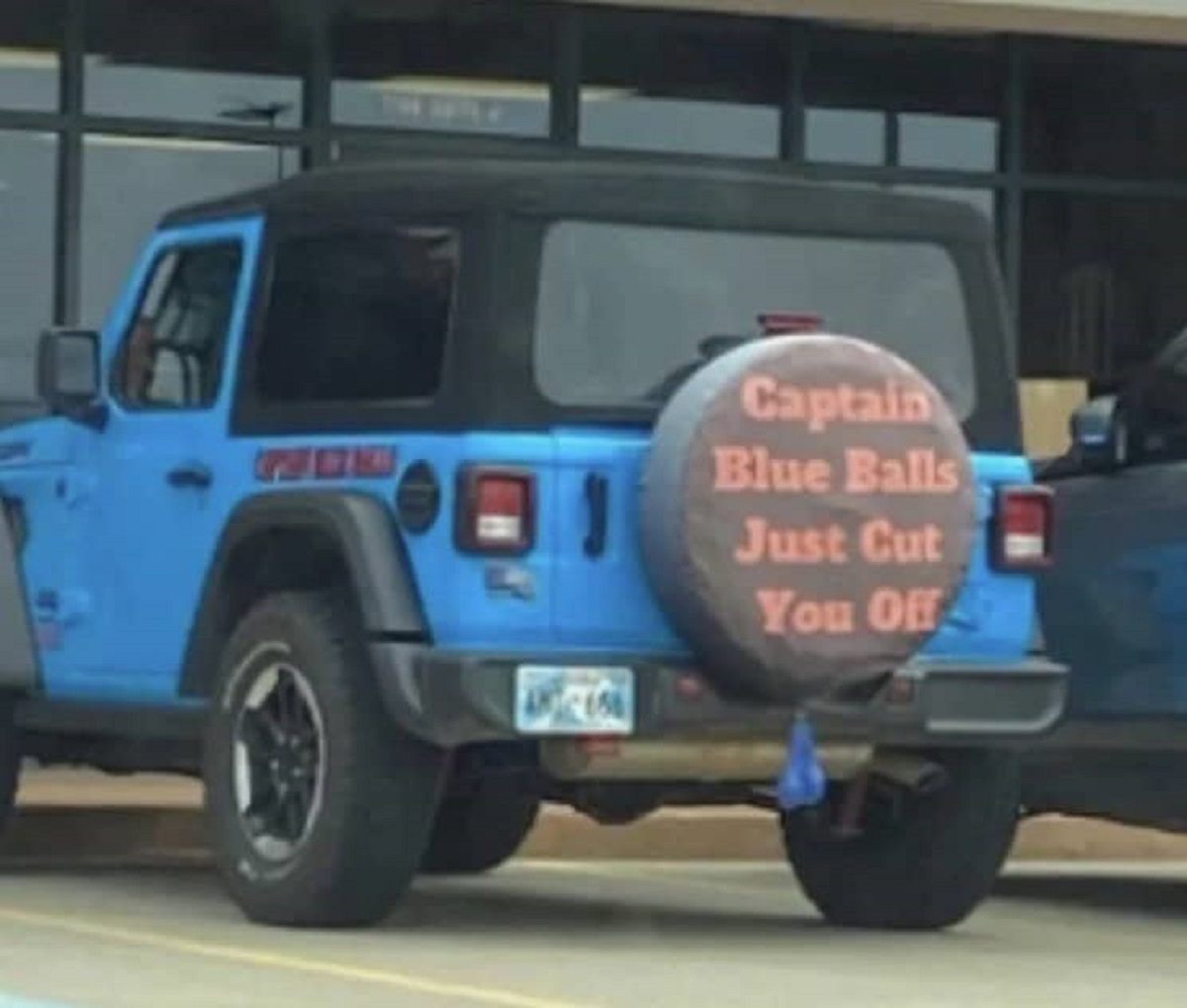 jeep wrangler - Captain Blue Balls Just Cut You Off