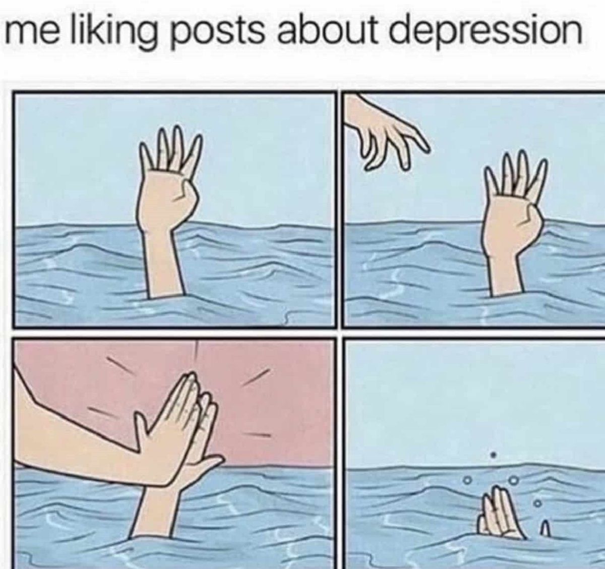 let me know how i can help vc - me liking posts about depression