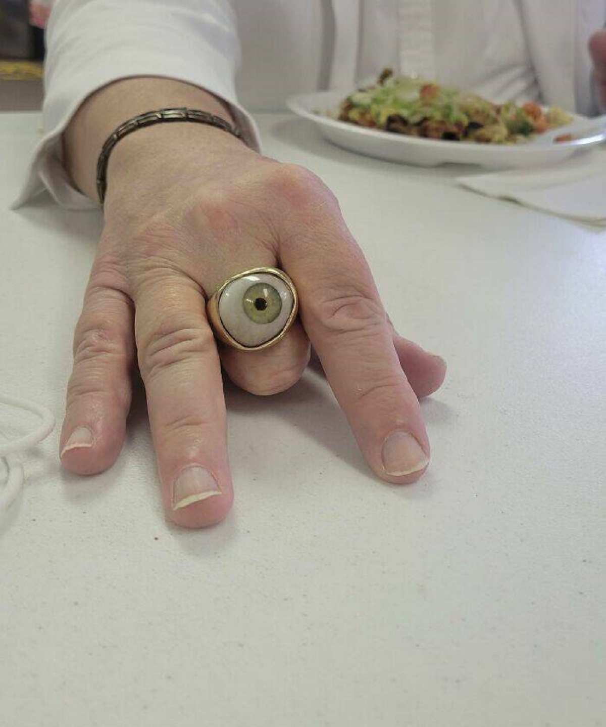 "Met This Guy Who Had His Wife's Eye Professionally Turned Into A Ring"