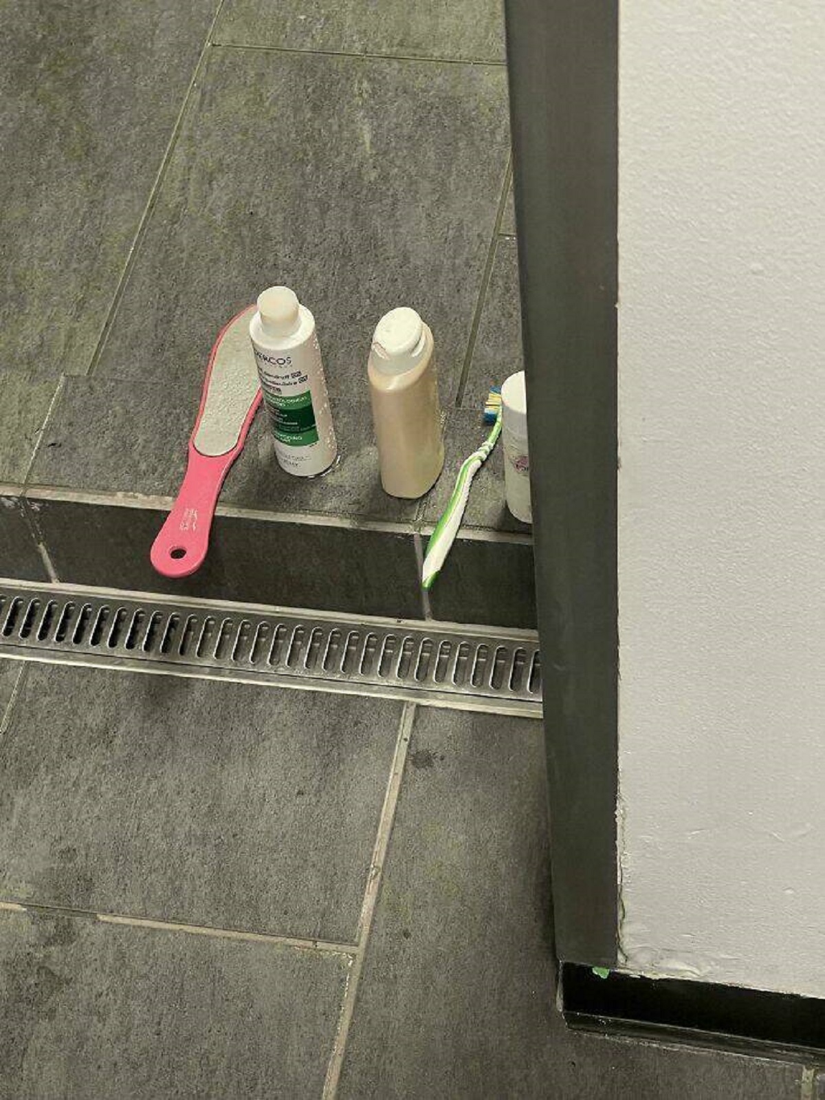 "Dude Placed His Toothbrush On The Step Into The Gym Shower"