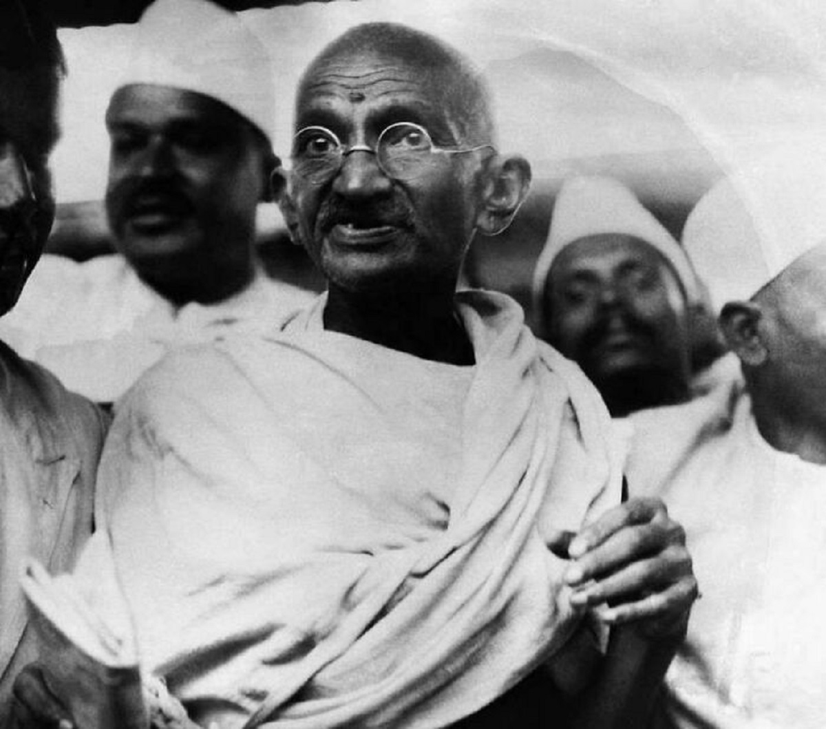 Mufuggin Gandhi.

When Gandhi's wife was stricken with pneumonia, British doctors told her husband that a shot of penicillin would heal her; nevertheless, Gandhi refused to have alien medicine injected into her body, and she died.

Soon after, Gandhi caught malaria and, relenting from the standard he applied to his wife, allowed doctors to save his life with quinine. He also allowed British doctors to perform an appendectomy on him, an alien operation if ever there was one.

Also he served on the British side in South Africa and earned a medal for valor.