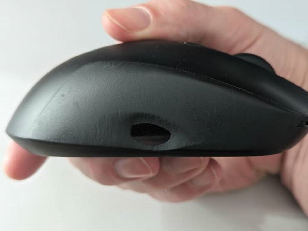 "Wear on my mouse after 10 years of daily use"