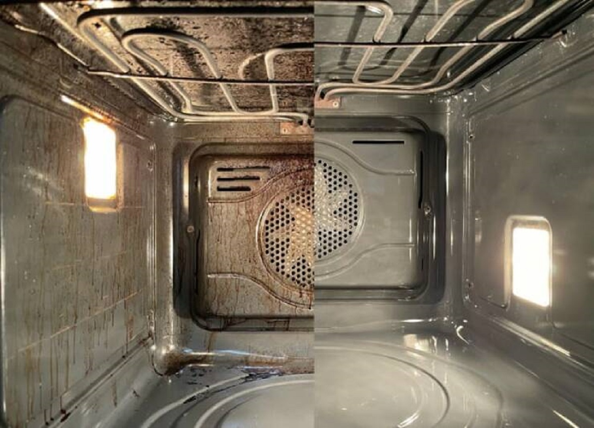 "Before and after my pyrolytic cleaning oven"