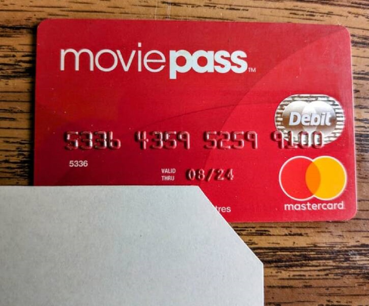 "My old Movie Pass card still hasn't expired."