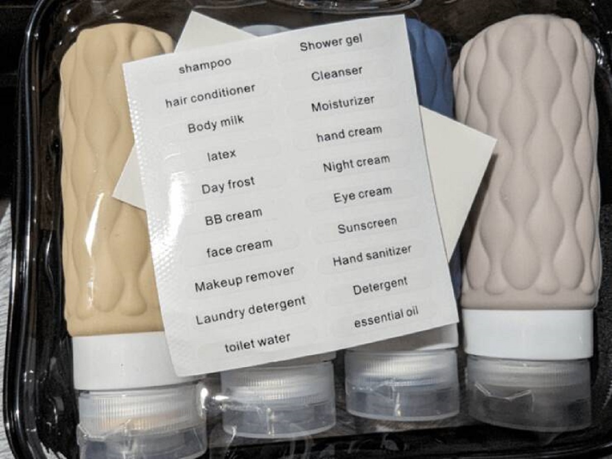"Bought some travel shampoo bottles and was a bit surprised by the included labels"