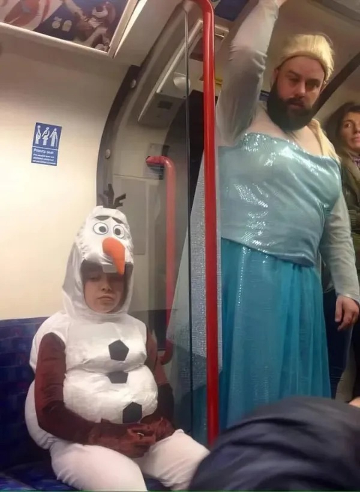 dad elsa costume - Pers