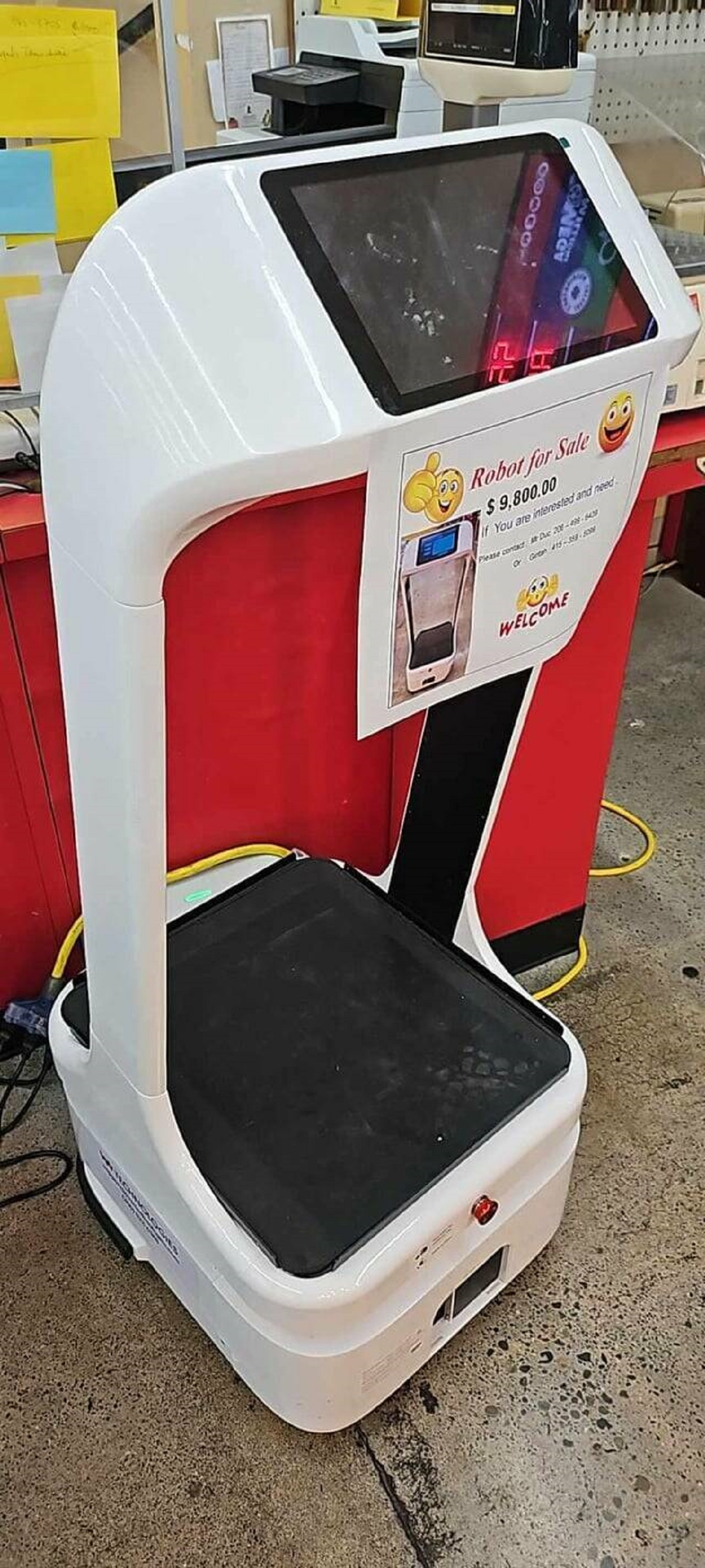 "My local Asian grocery store is selling this robot"