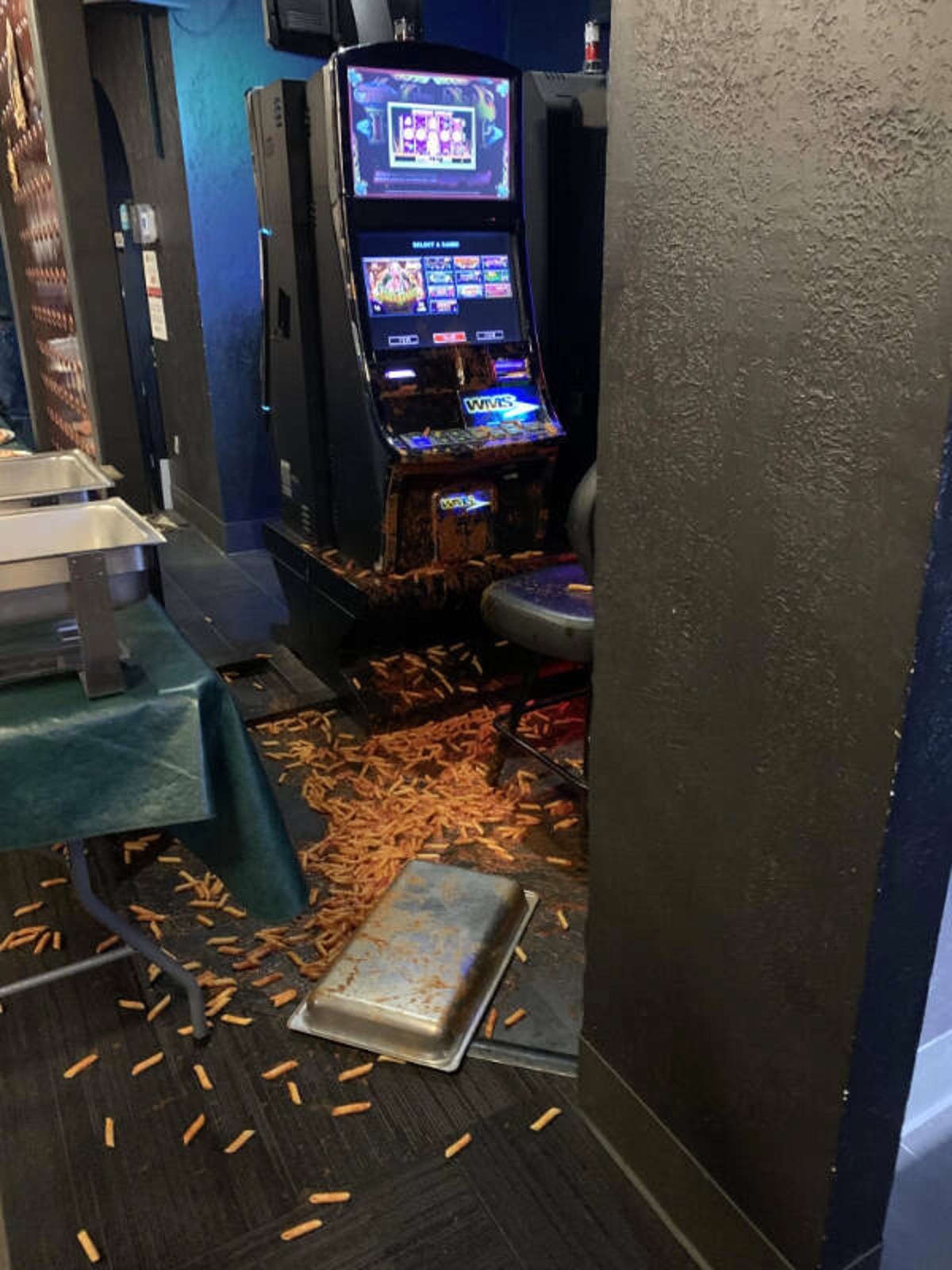 "Slots and pasta don’t mix."