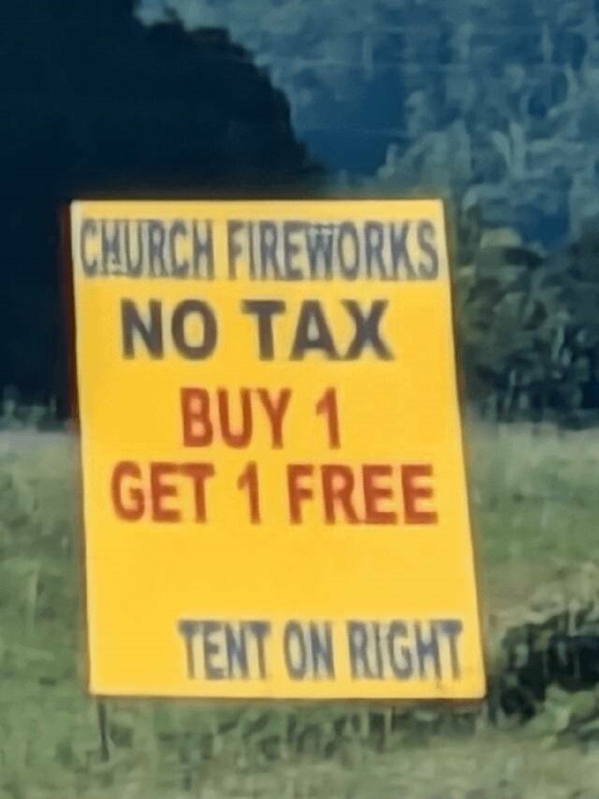 "U.S. church can sell fireworks tax free"