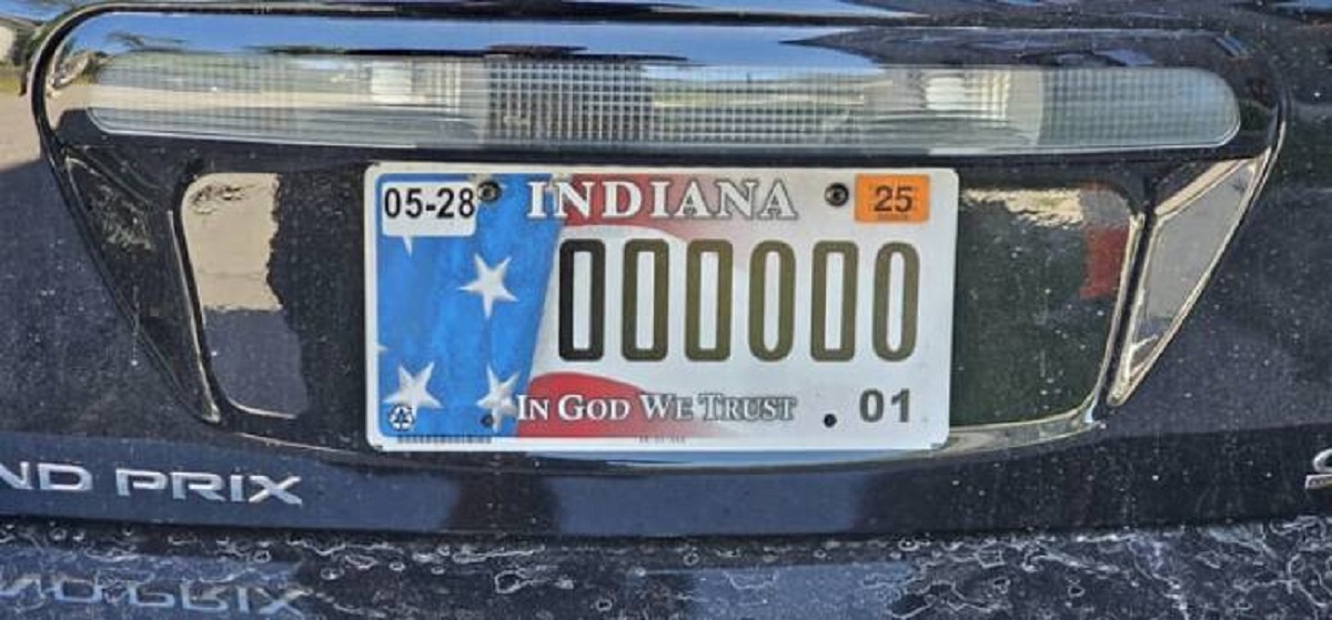"This license plate of O & 0"