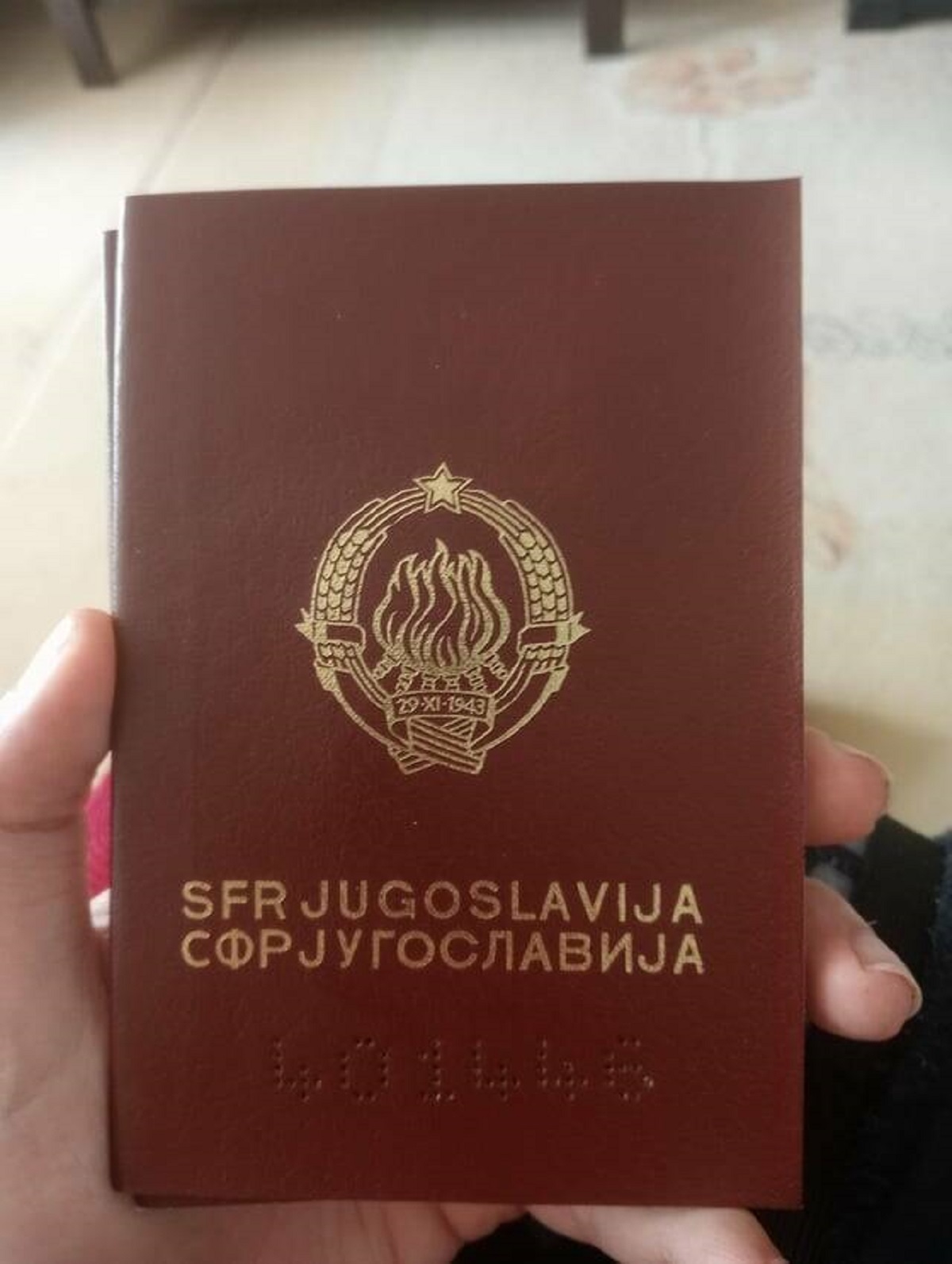 "My grandma still has her Yugoslav passport"
