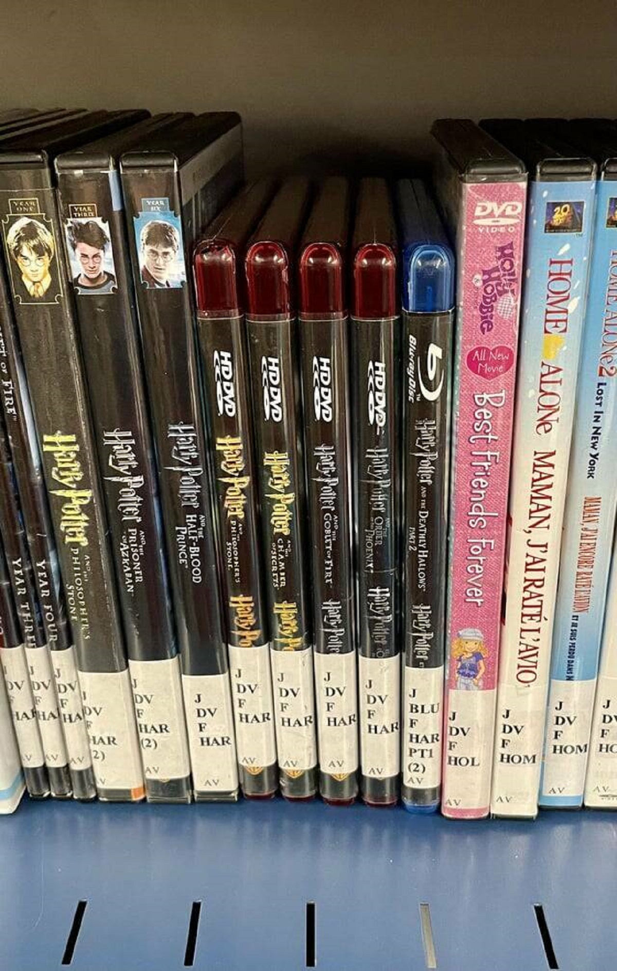 "My local library has movies on HD-DVD"