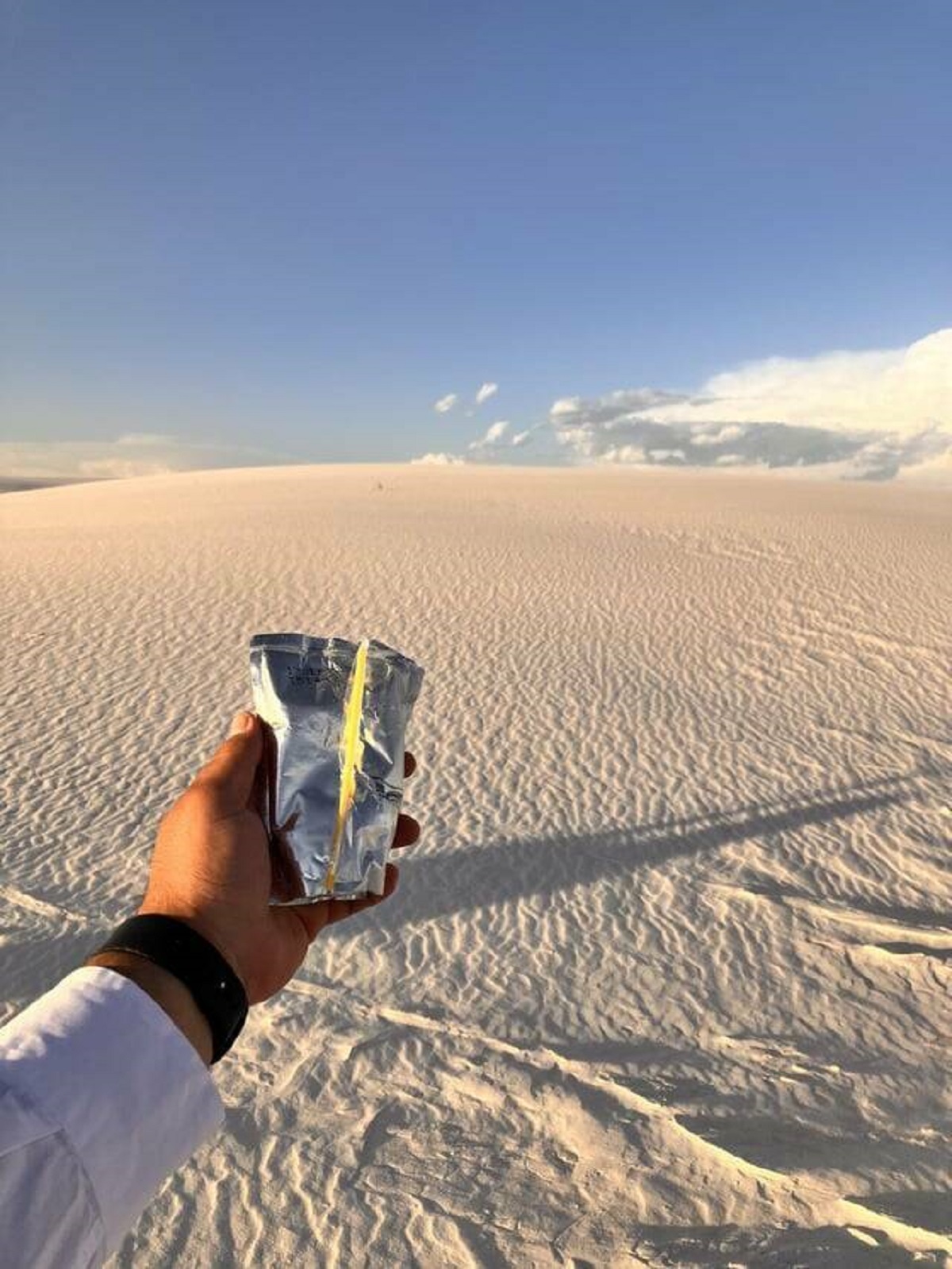 "I found a 12 year old pouch of capri sun in the middle of a desert in New Mexico"