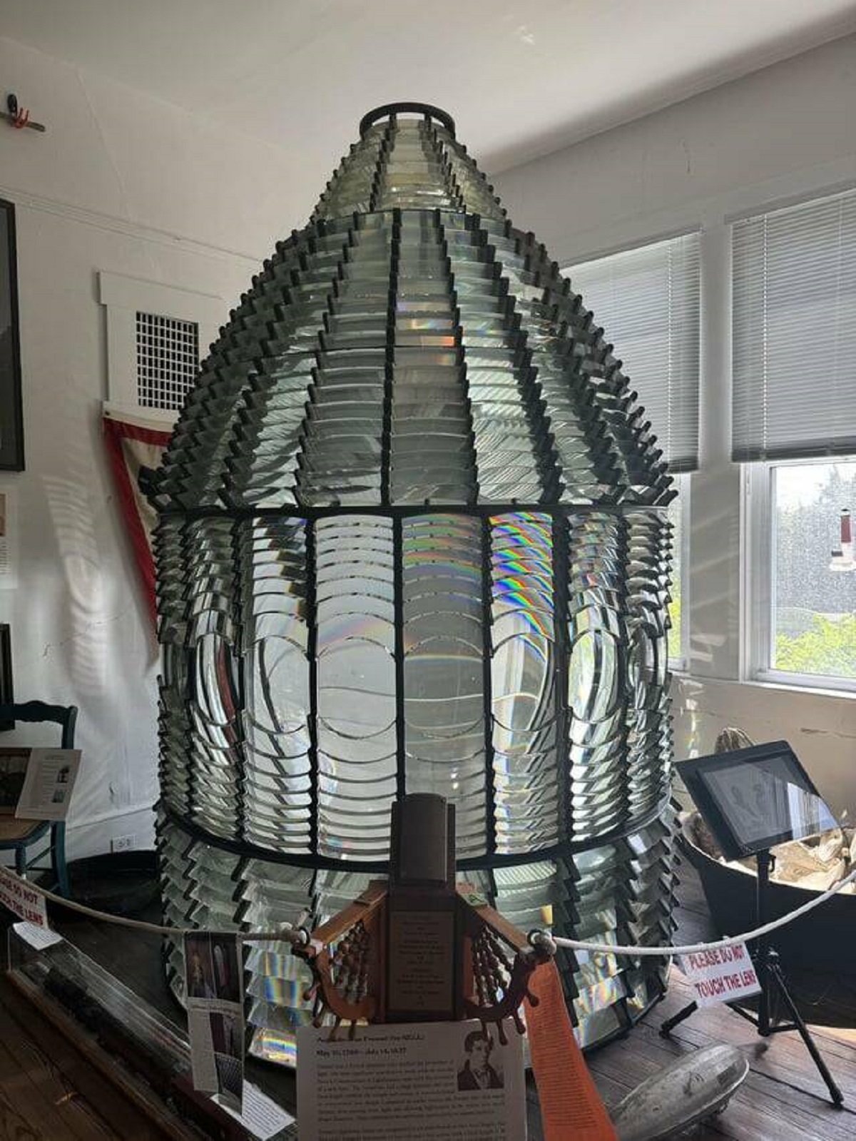 "A lighthouse lens from the 1700s"