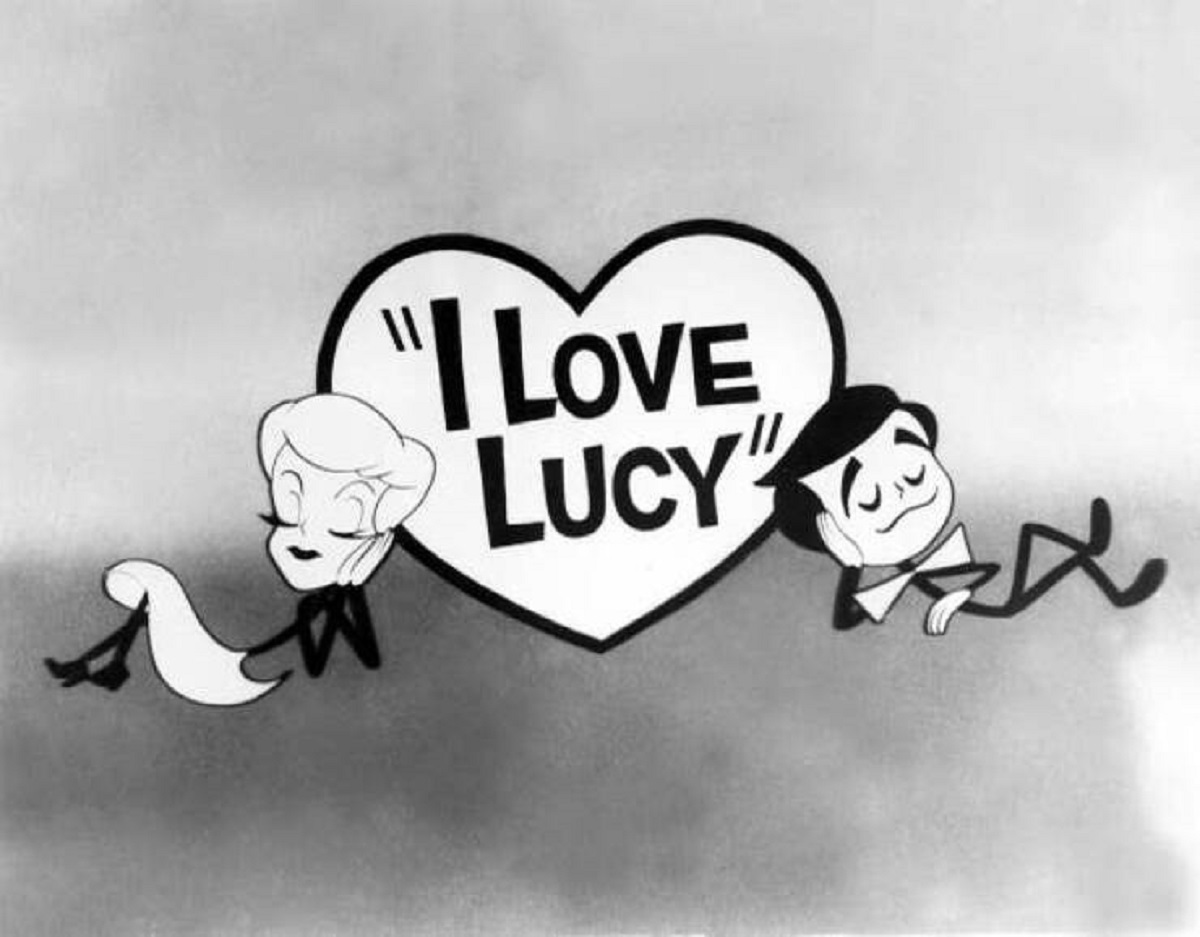 The original opening credits for I Love Lucy throughout its run were actually animated. They were changed to the classic satin and heart credits when the show was syndicated (put into reruns), as the animated credits wouldn't work because they incorporated whichever brand was sponsoring that week's episode: