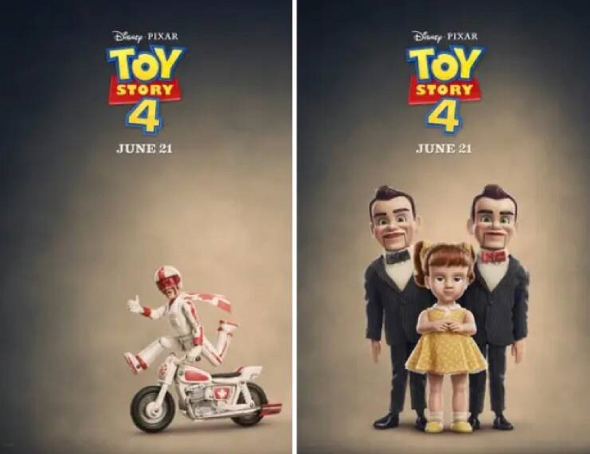 The poster designs were based on the promotional character posters for Toy Story 4 — which was released on the same day as Child's Play: