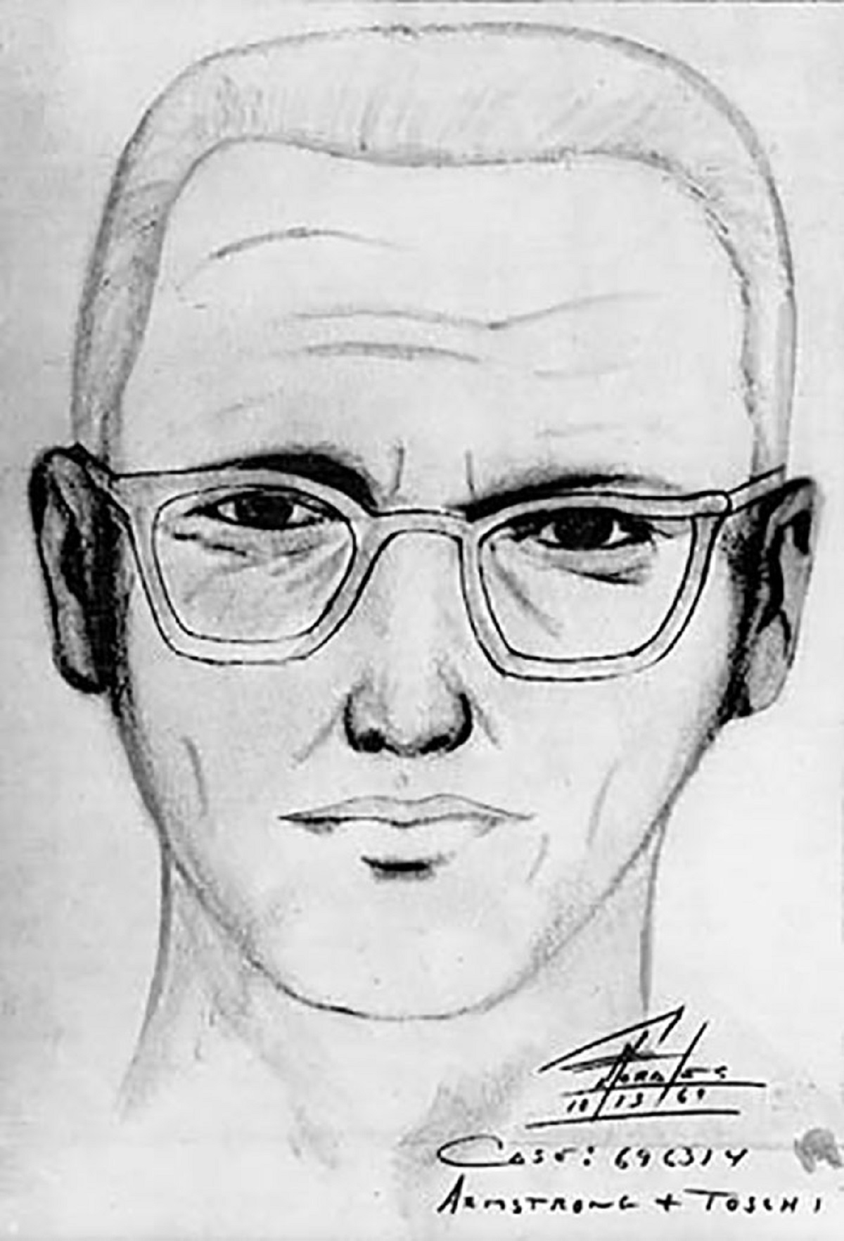 zodiac killer photofit - Cast 690314 Armstrong ToOSCHI