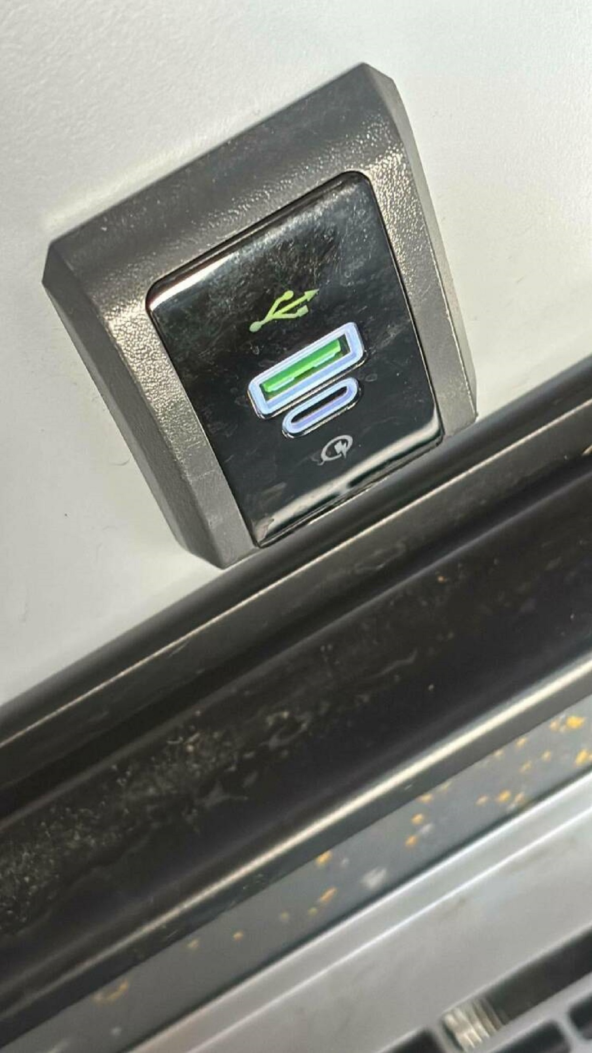 "Some buses in Switzerland now have USB-C ports in addition to USB-A"