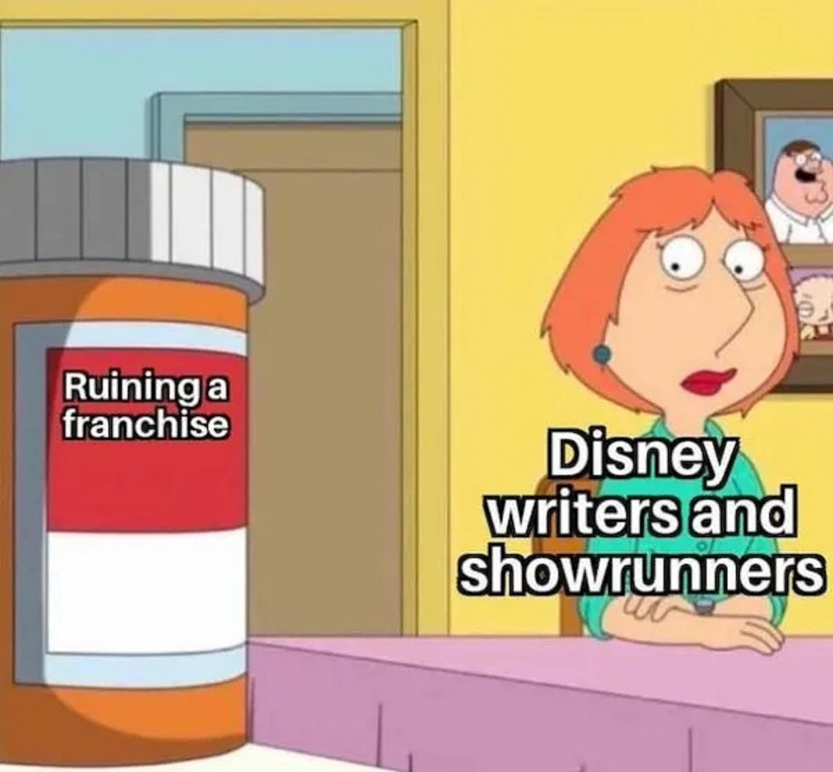 nsfw memes 2024 - Ruining a franchise Disney writers and showrunners