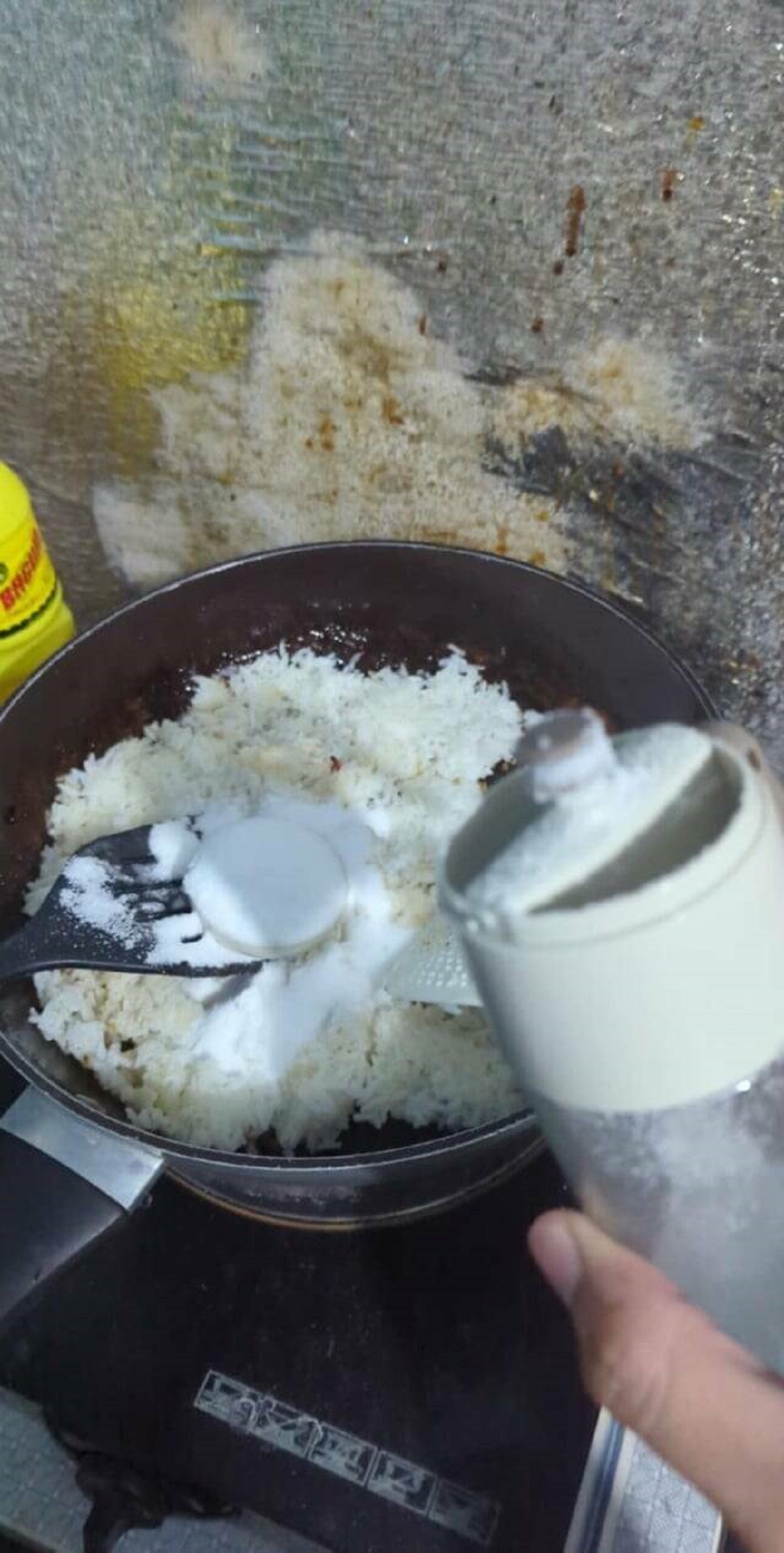 steamed rice