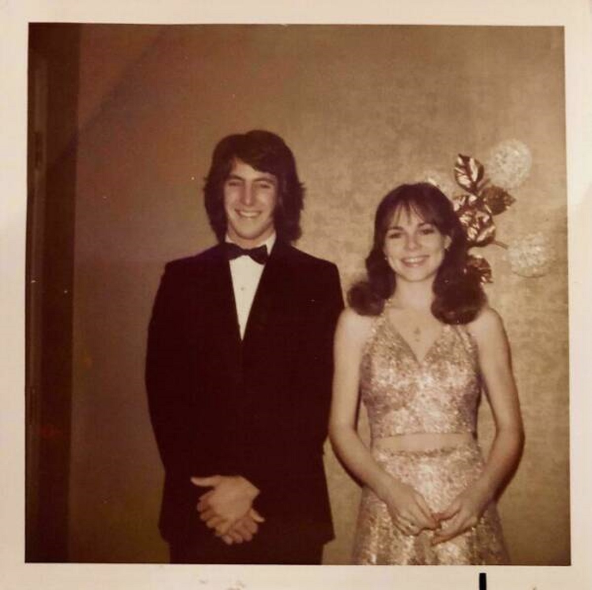 "My Date And Me All Dressed Up For A Fancy Party, 1974"