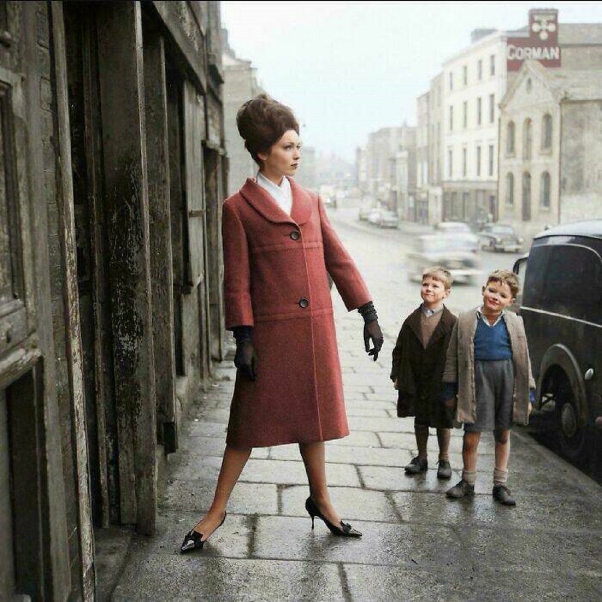 "Linda Ward (And Two Admirers) Dublin, Early ‘60s"