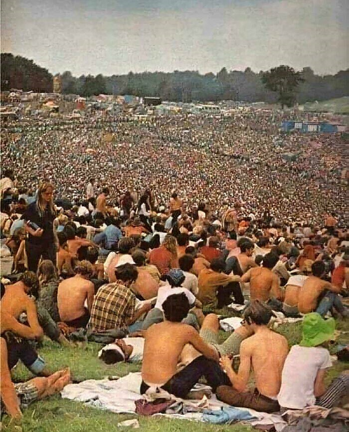 "The Crowd At Woodstock 1969"