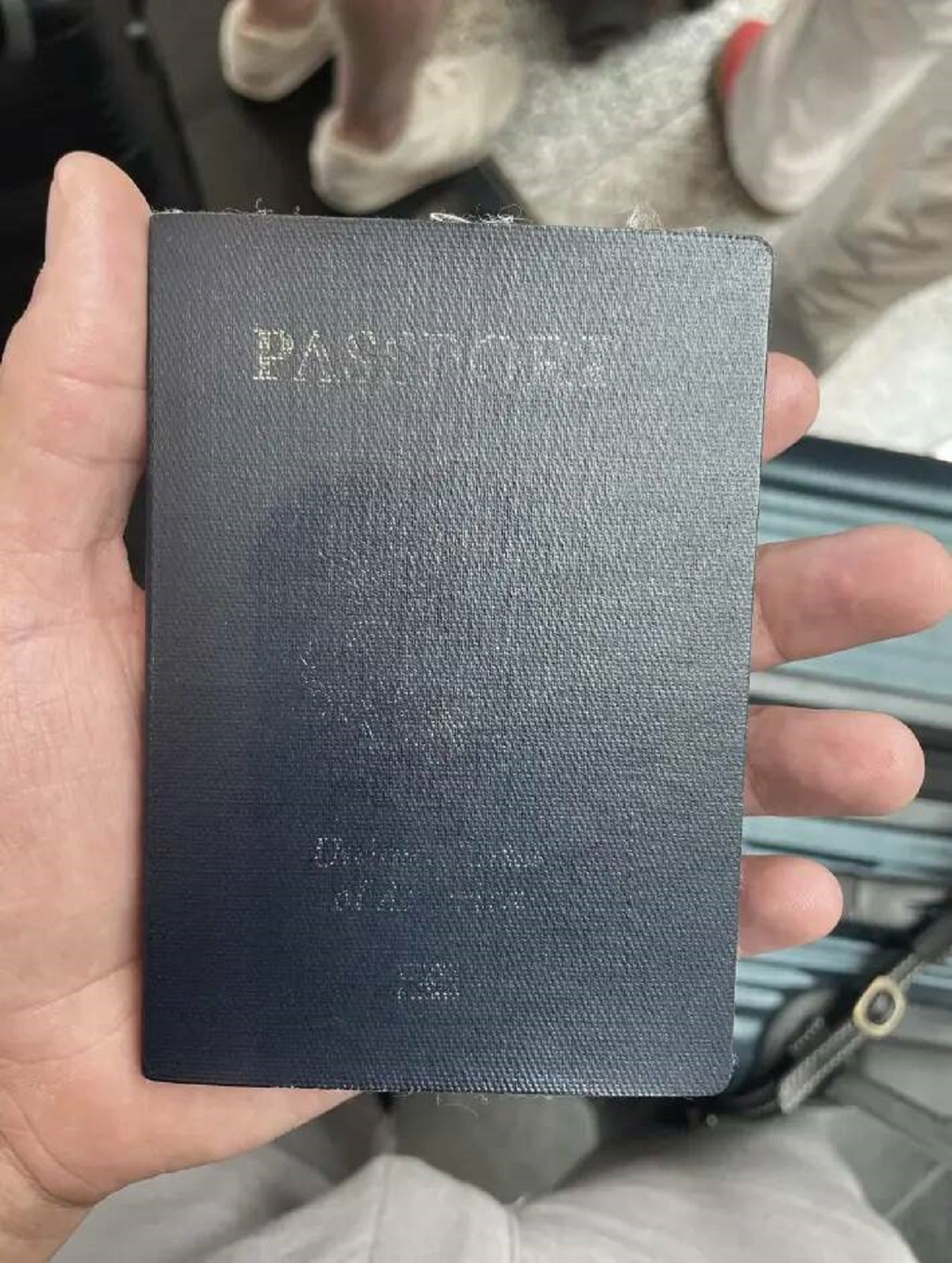 "Eight hours of having a new US passport in my pocket, and the front has completely degraded":