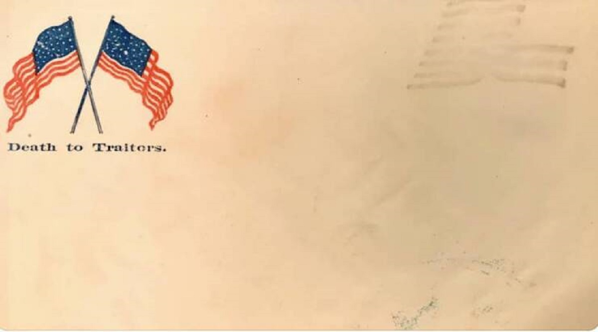 This is an example of a Civil War-era envelope.