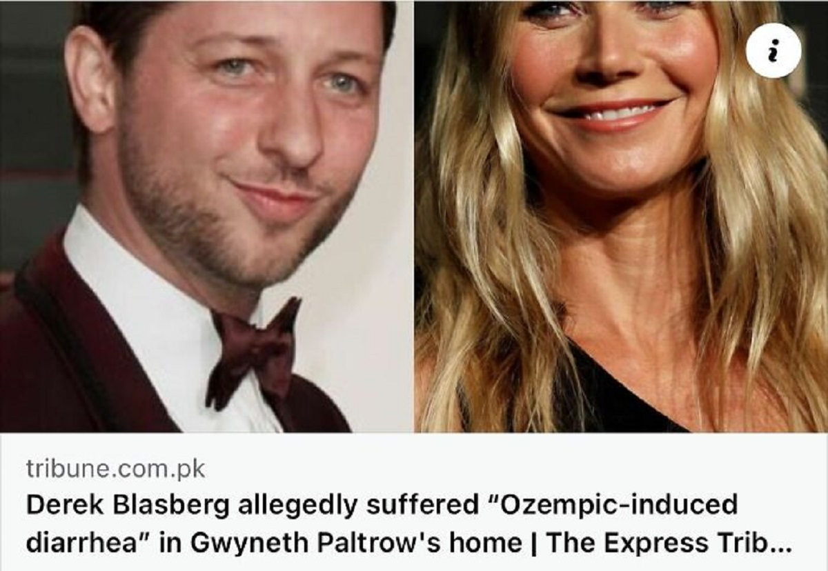 gwyneth paltrow dead poets society - tribune.com.pk Derek Blasberg allegedly suffered "Ozempicinduced diarrhea" in Gwyneth Paltrow's home | The Express Trib... No