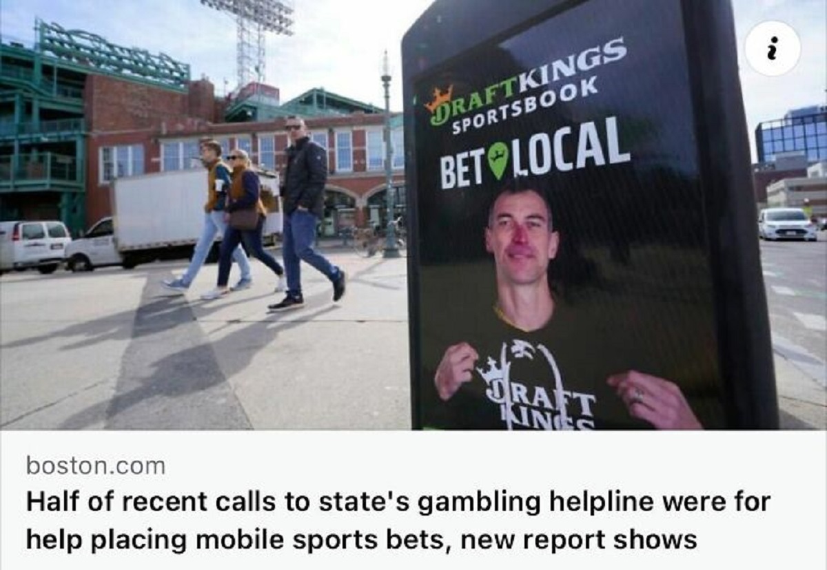 sports betting advertisements - Braftkings Sportsbook Bet Local i Draft Kines boston.com Half of recent calls to state's gambling helpline were for help placing mobile sports bets, new report shows