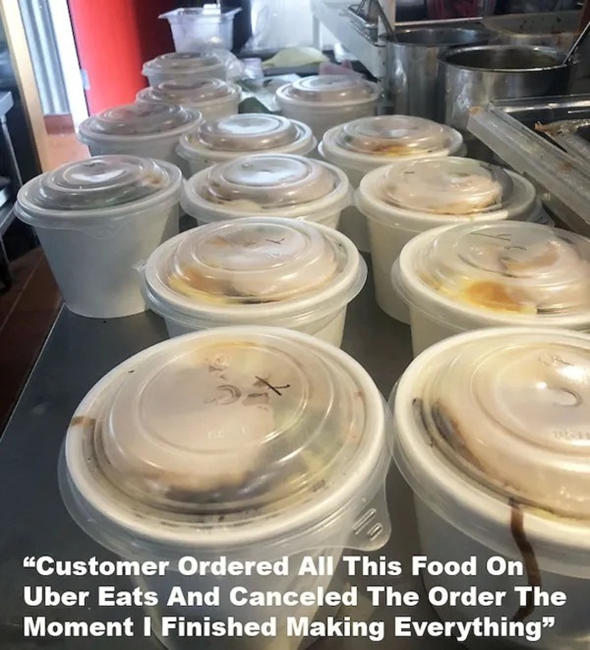 buttercream - Xx "Customer Ordered All This Food On Uber Eats And Canceled The Order The Moment I Finished Making Everything"