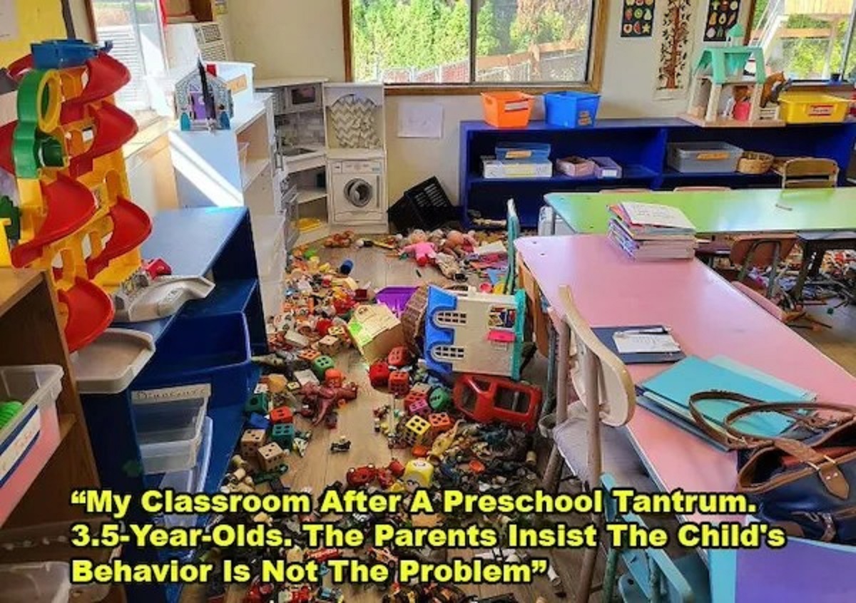 child destroying classroom - 13 Uu "My Classroom After A Preschool Tantrum. 3.5YearOlds. The Parents Insist The Child's Behavior Is Not The Problem"