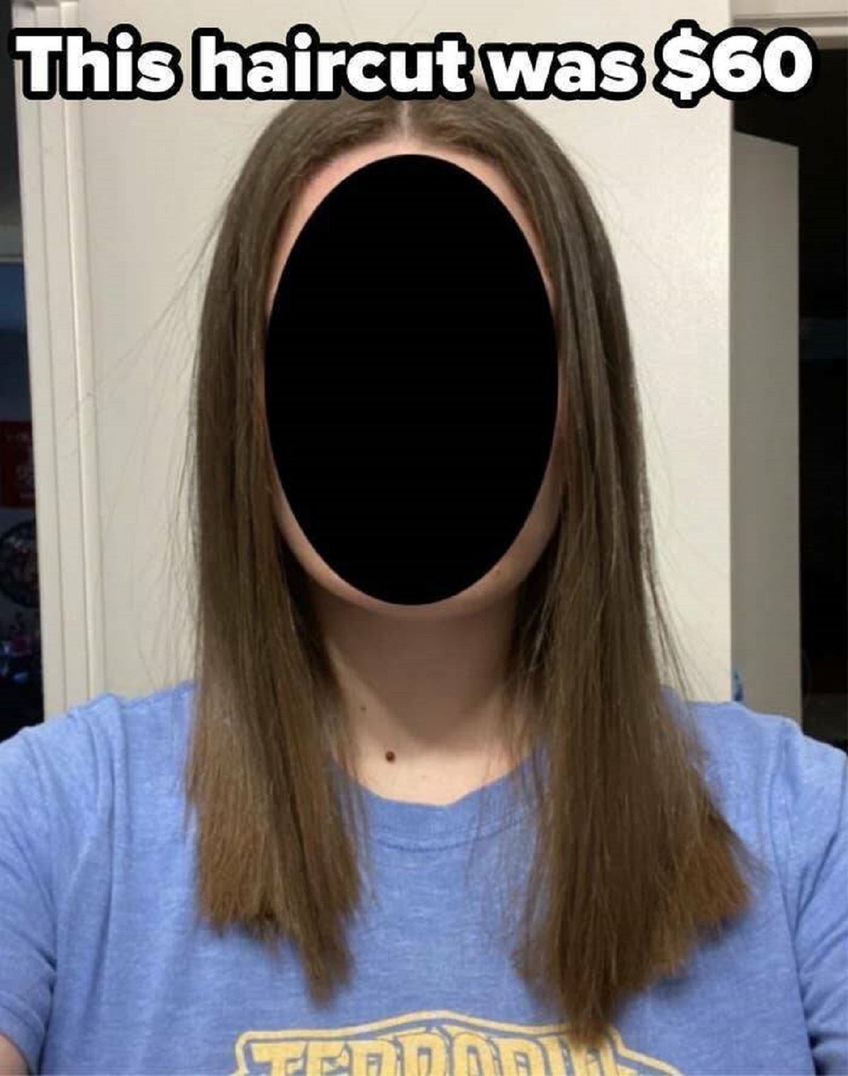 girl - This haircut was $60