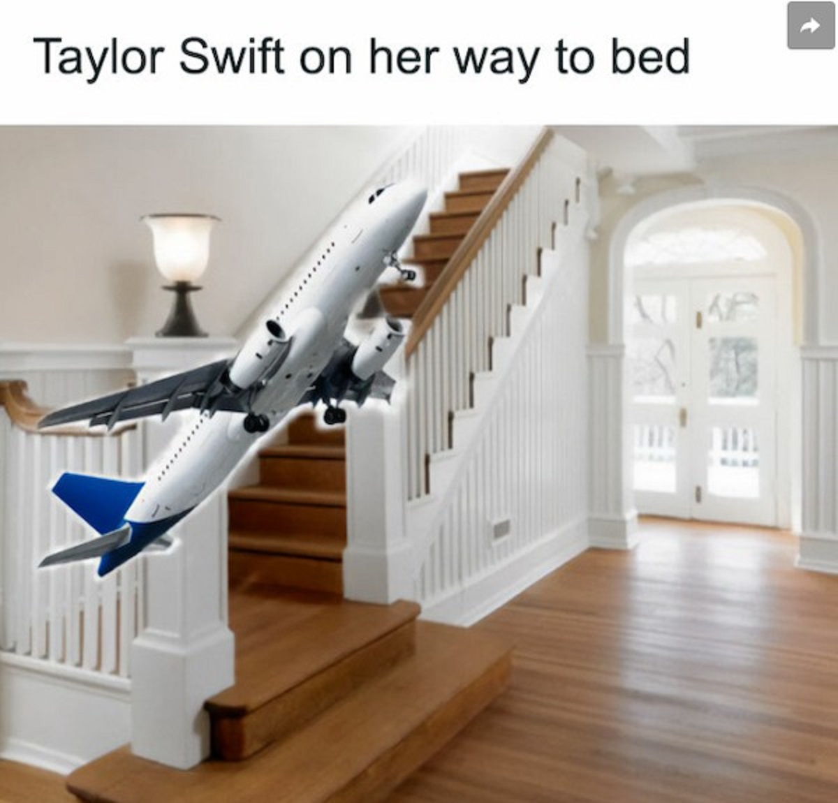 taylor swift travel meme - Taylor Swift on her way to bed