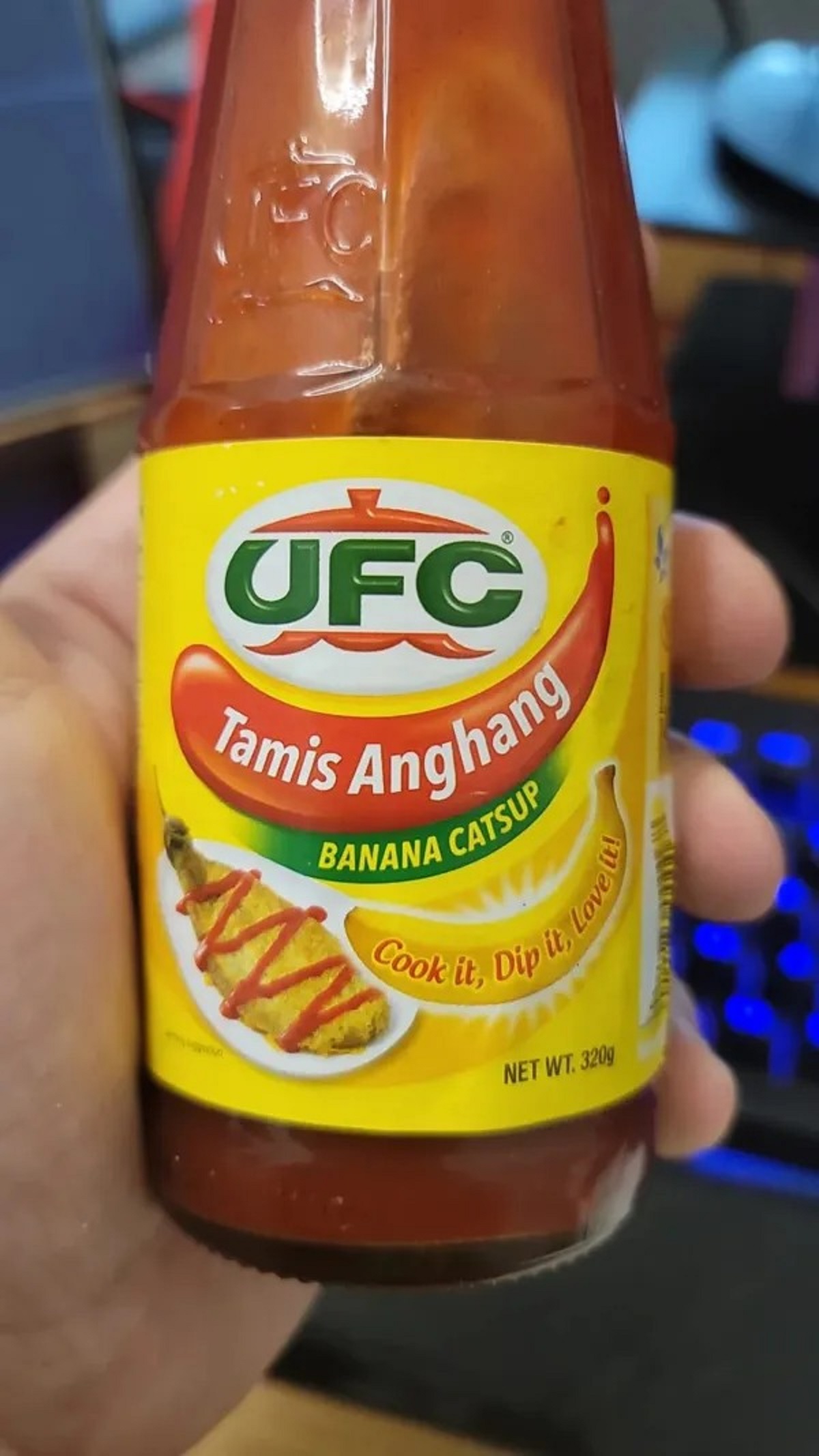 glass bottle - Ufc Tamis Anghang it Love it! Banana Catsup Cook it, Dip it, L ww Net Wt. 320g