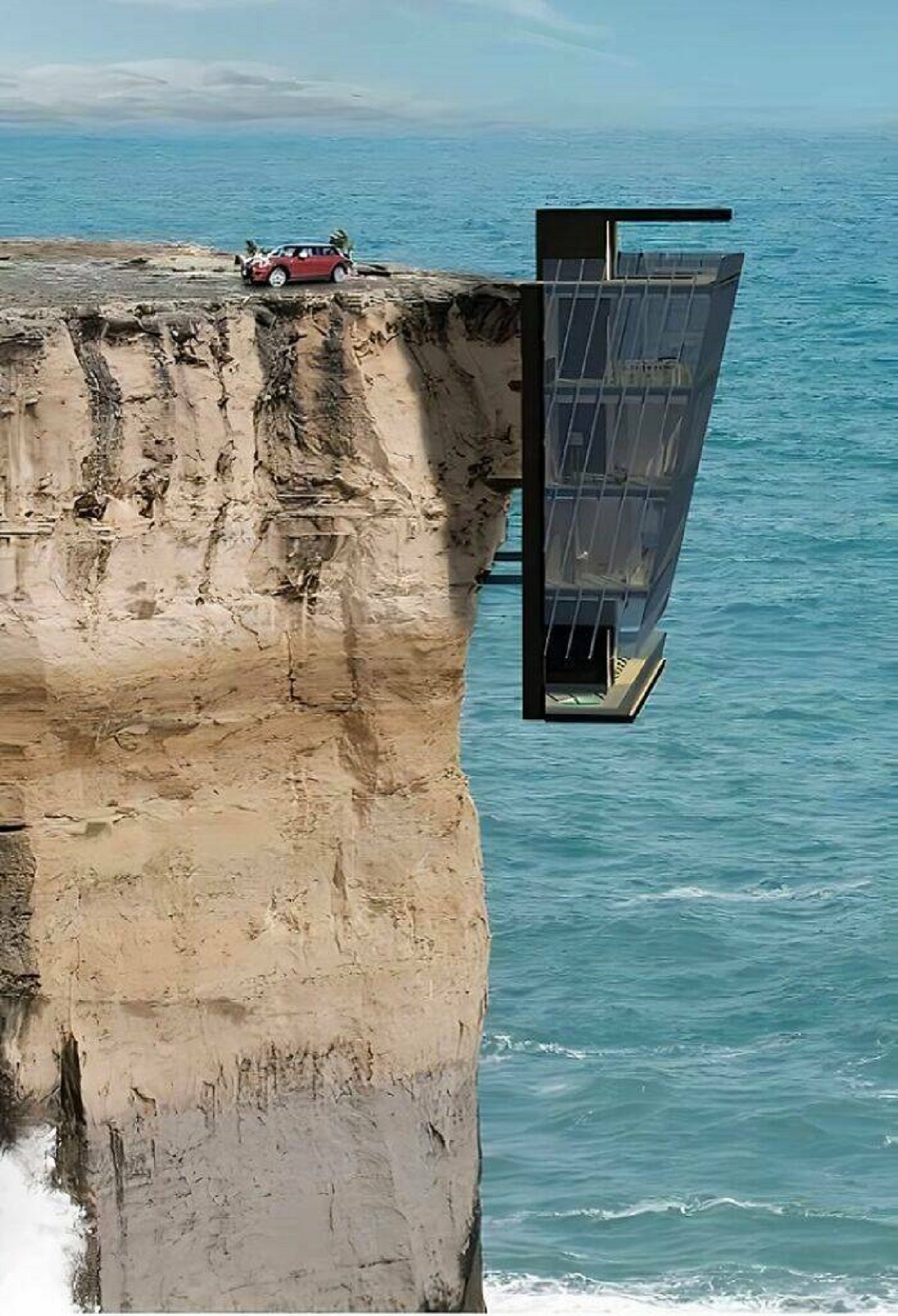 "The World's Most Dangerous House The Cliff House By Modscape"