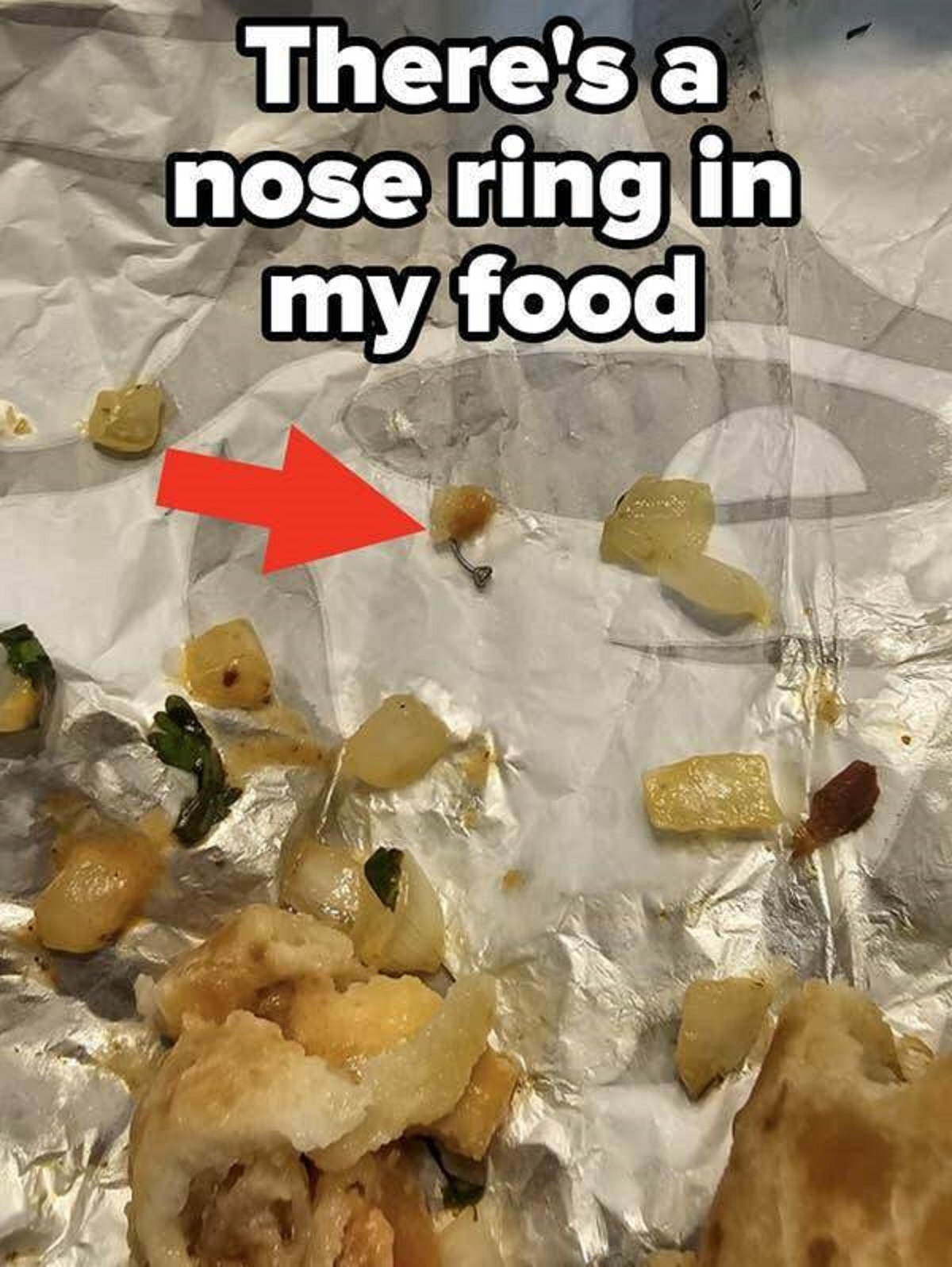 Taco Bell - There's a nose ring in my food